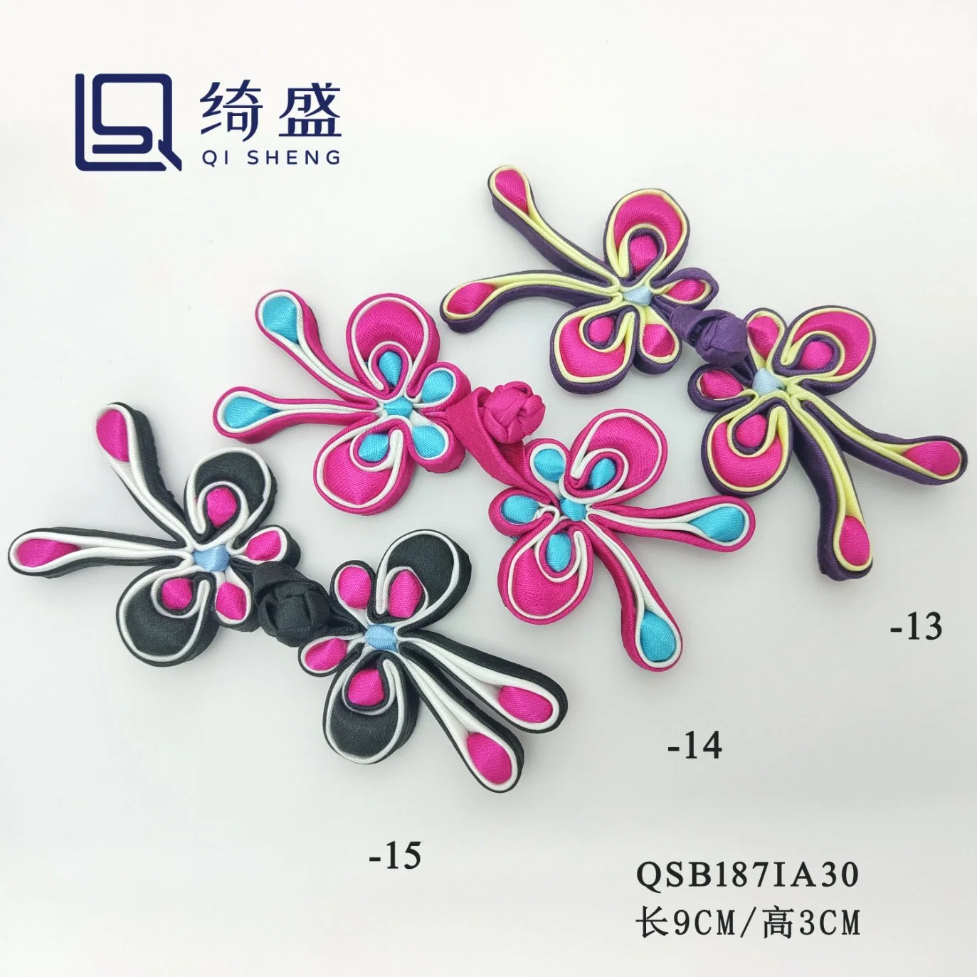 Nó de vestuário clássico chinês/Decoração do Cheongsam/ Cor pode ser personalizado Hand-Woven Corda Nó Chinês/ requintada arte artesanal do Botão