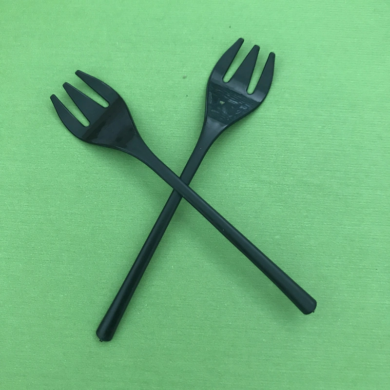 Color Disposable Tine Fork Mini Fork/Ok Fork/Bamboo Fork/Two Tine Fork (XC-078)