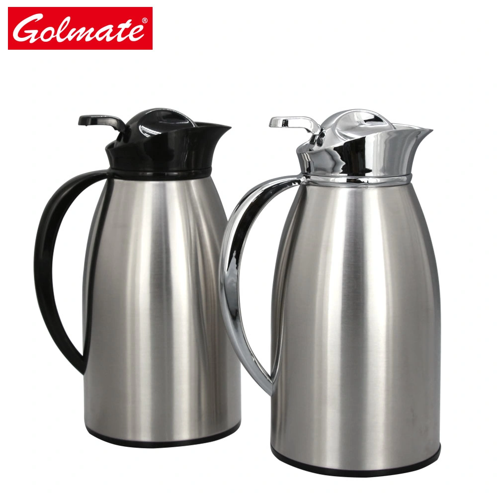 Hot Sale Home Office Use Stainless Steel Glass Liner Insulated Thermal Water Tea Pot