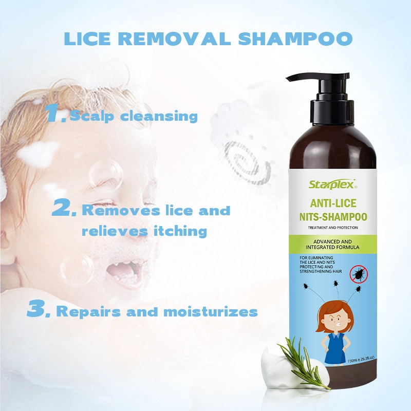 Al por mayor Starplex Sulfato libre Herbal suave cabello cuero cabelludo Cuidado Anti-Dandruff Aclarando Anti Lice Children Shampoo