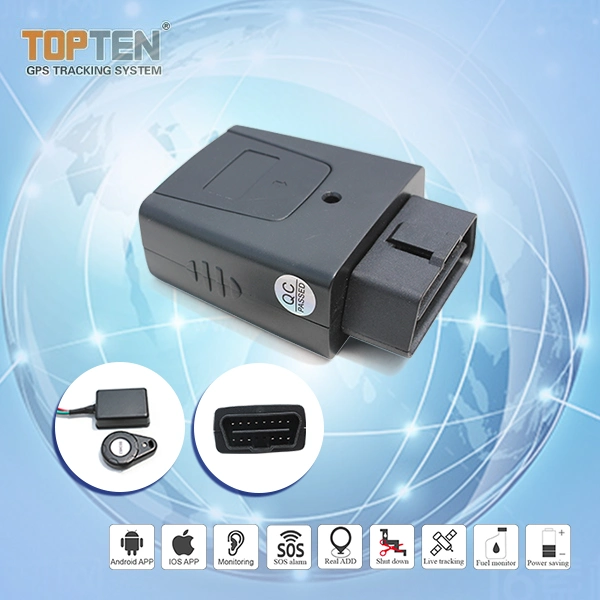 3G, GPS Tracker OBD, Alarma de coche antirrobo con Anti-Tamper Immobilzier--Ef