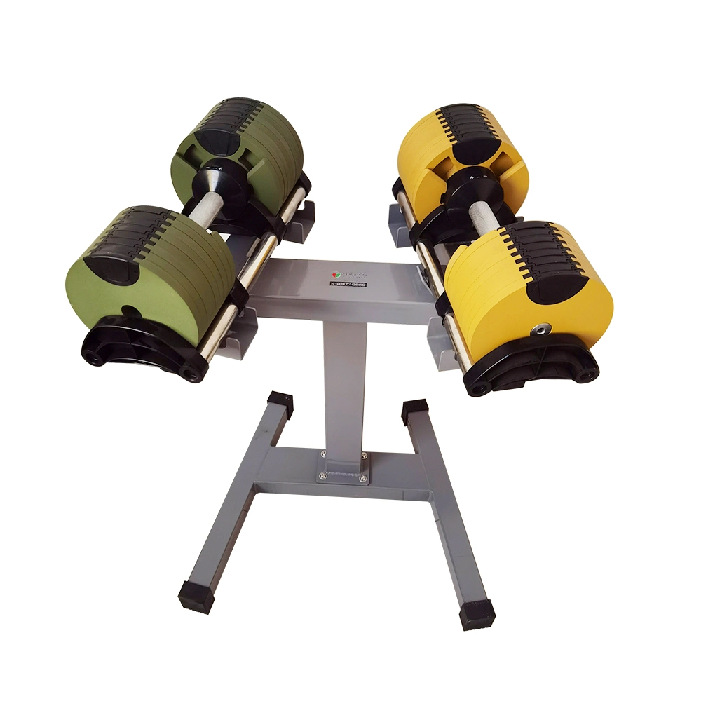 Dumbell poids commercial ensemble des équipements de Gym Fitness ensemble noir Haltère réglable