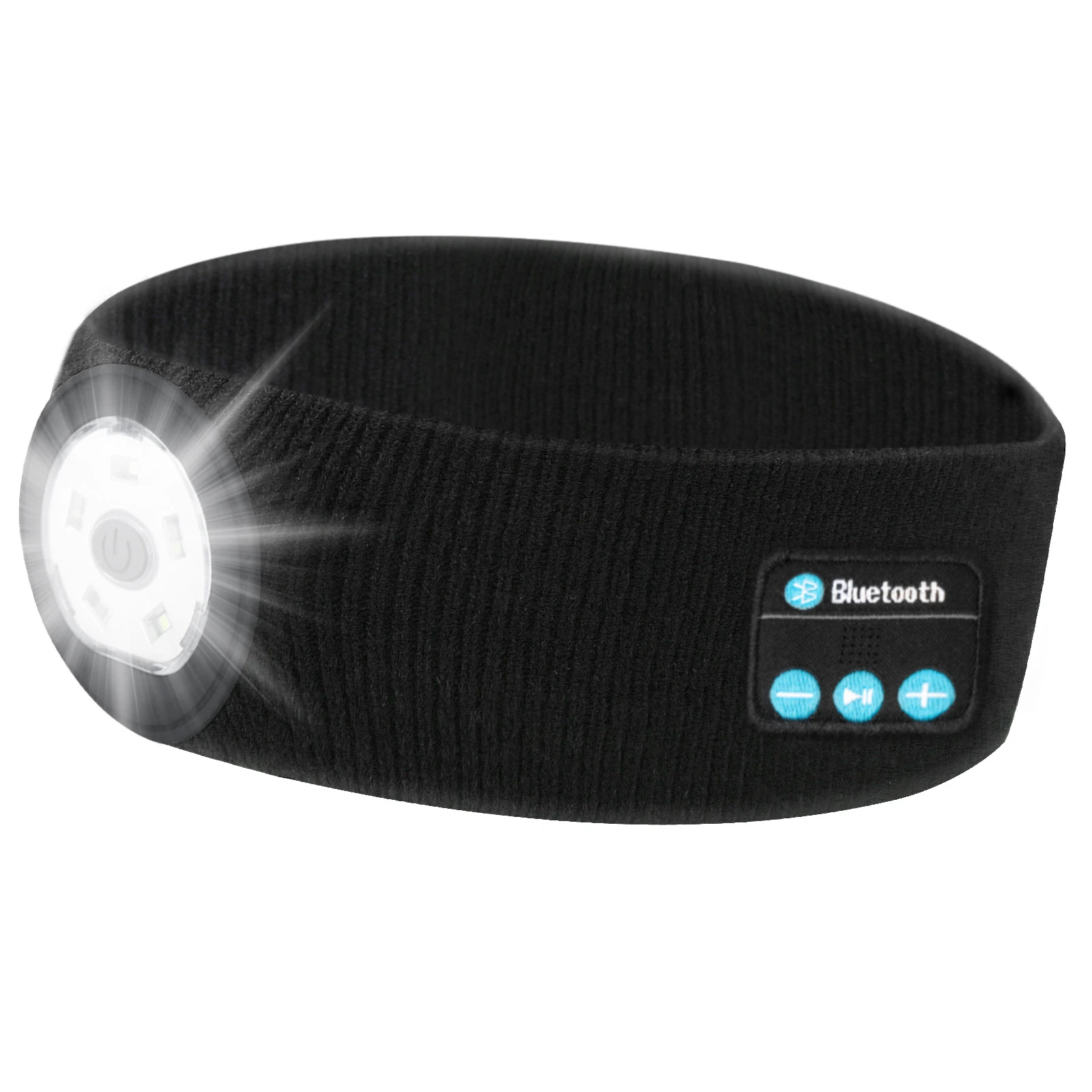 Bluetooth headband night running lighting adjustable led light sports headband