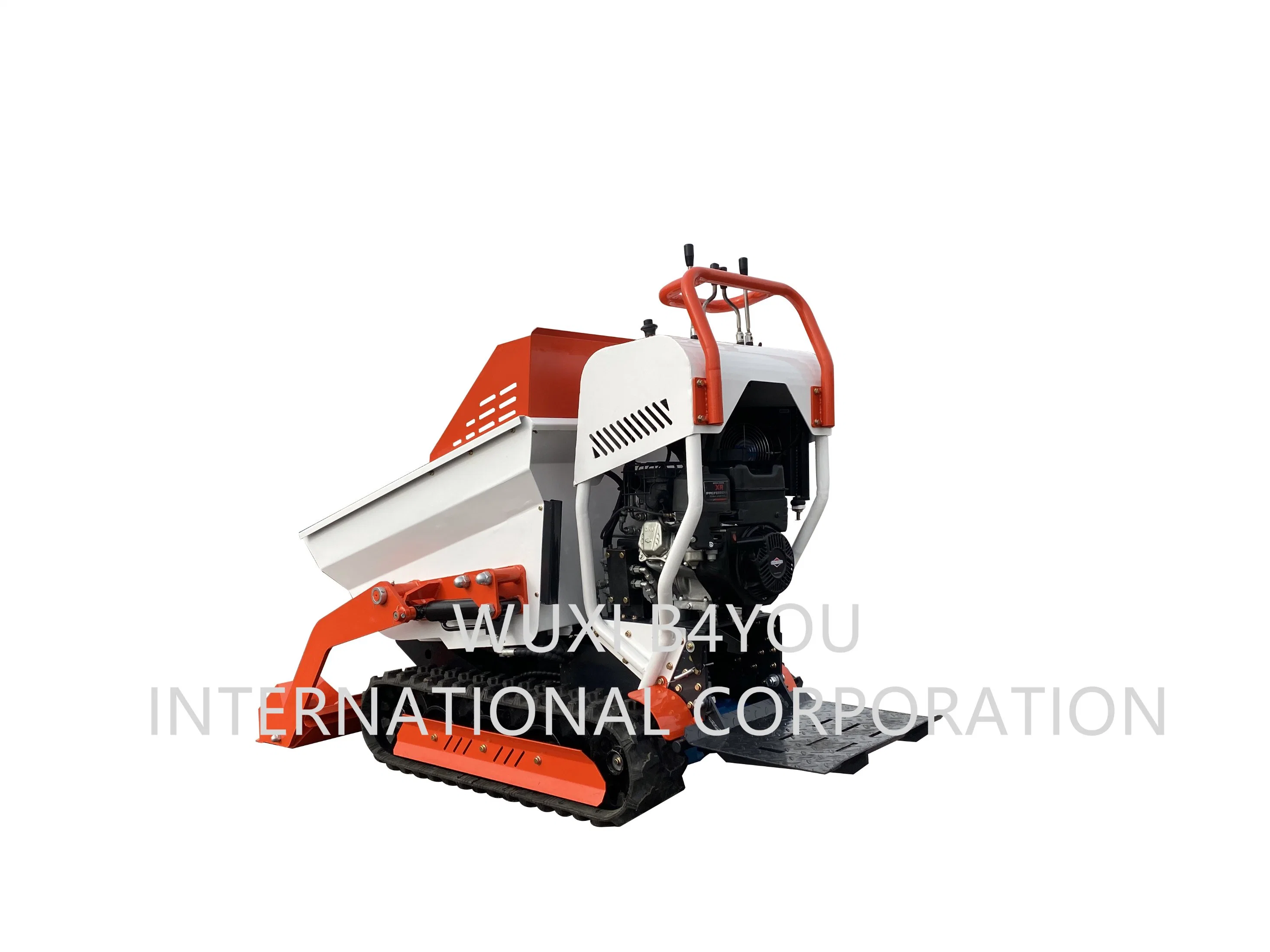 500kg Loading Flexible High Performance with CE Certification Used for Construction Barrow Mini Track Hydraulic Dumper