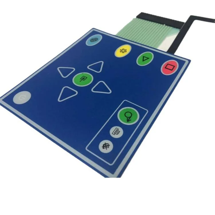 Electronic Scale Graphic Screen Printing Membrane Front Panel and Graphic Overlay with Adhesive Front Panel for Calculators