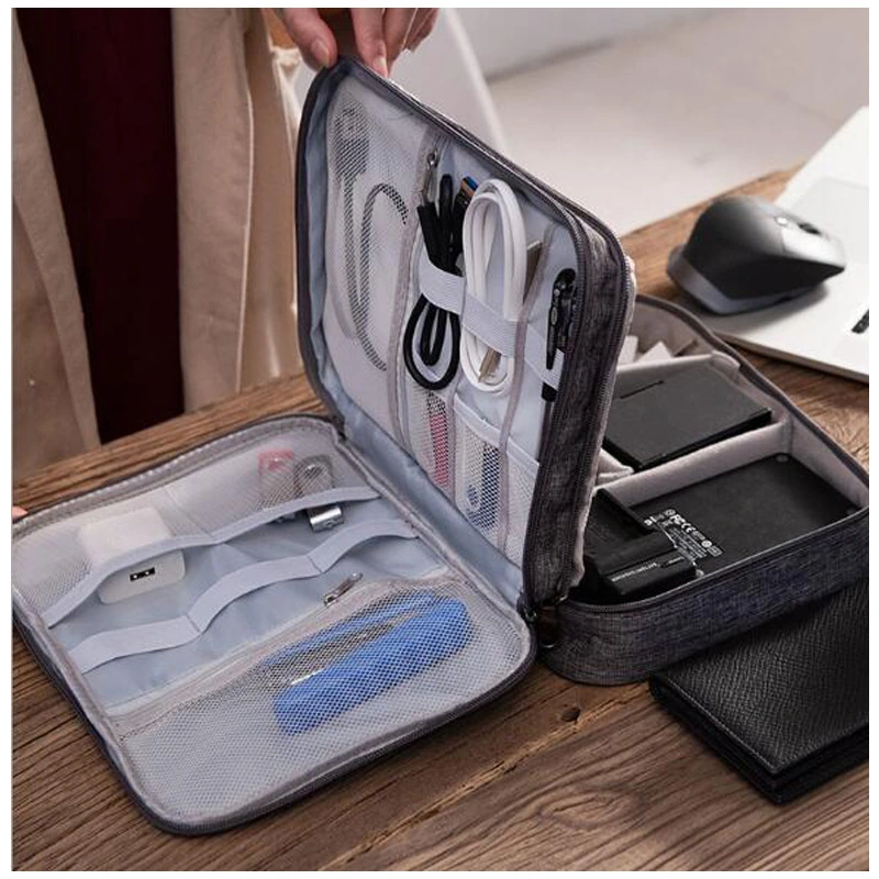 Data Cable Storage Bag Mobile Hard Drive Protection Case Charger Accessories Earphone Storage Box