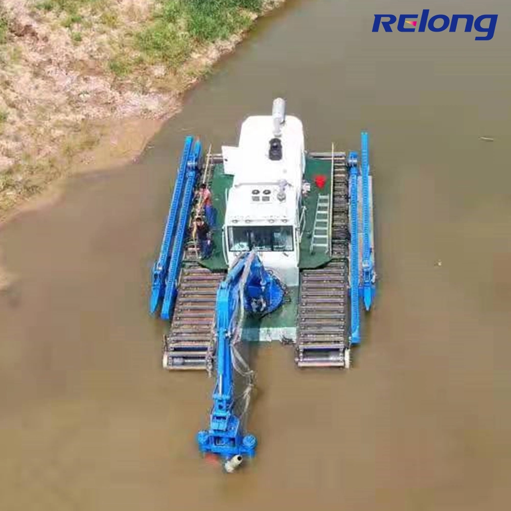 Amphibious Multipurpose Machine Dredger Manufactured Using The Highest Standard