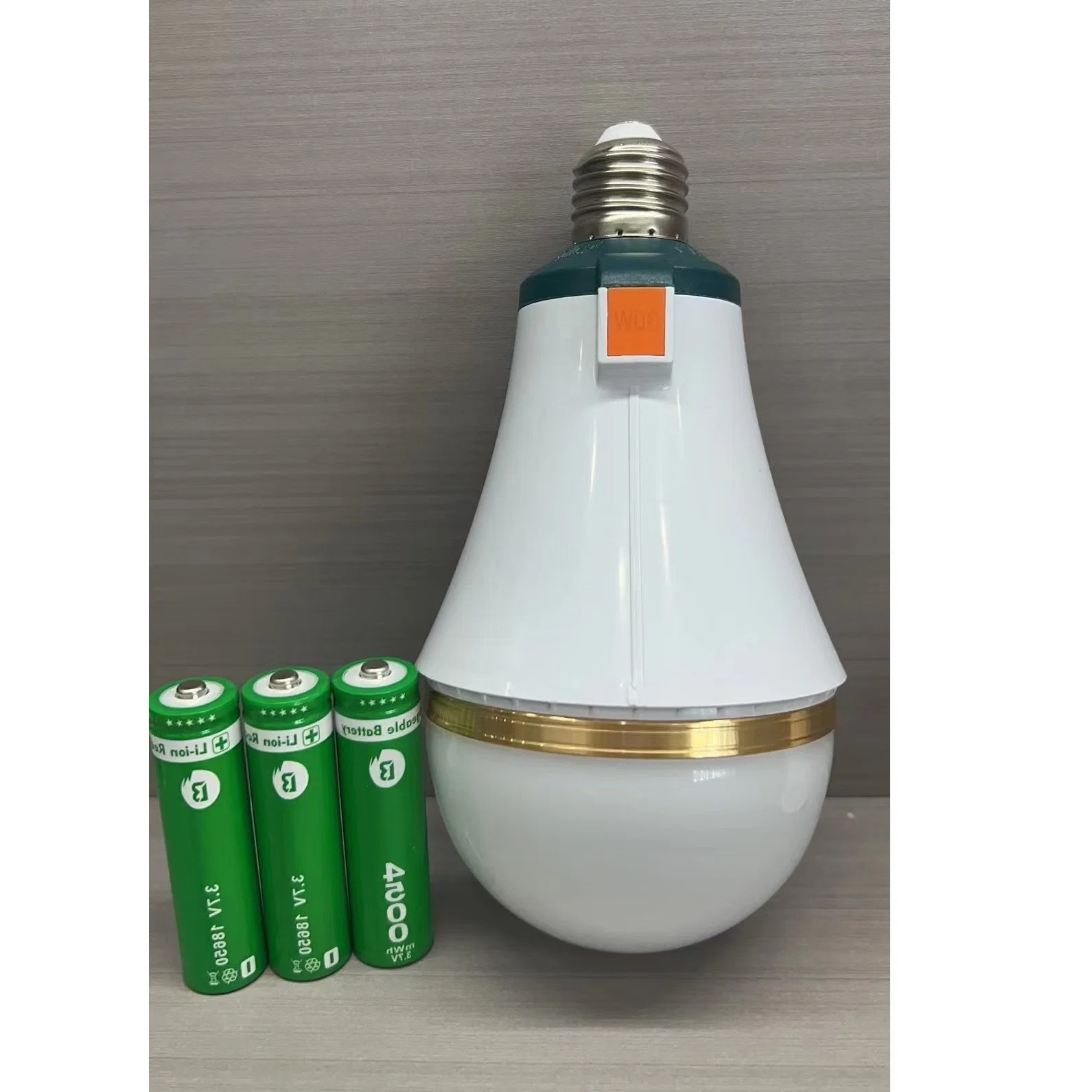 9W 12W 15W Lâmpada LED de Emergência Recarregável com Bateria Multifuncional