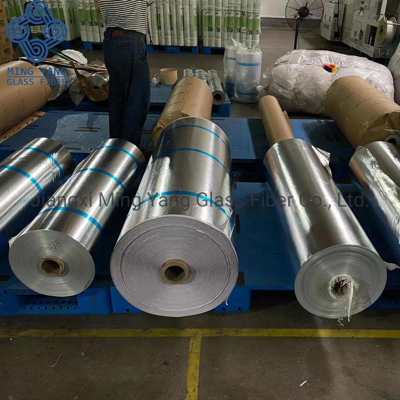 Ming Yang Fiberglass Cloth Aluminum Foil Pipe Sealing Tape