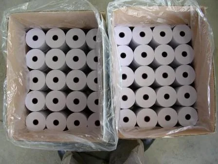 Thermal Paper in Small Rolls Used as Receipts in Banks, Shops Restaurant, Transportation