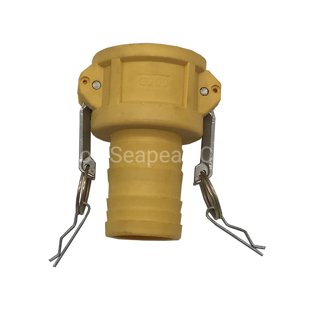 Customized Color Yellow Camlock Pipe Fittings with Different Sizes