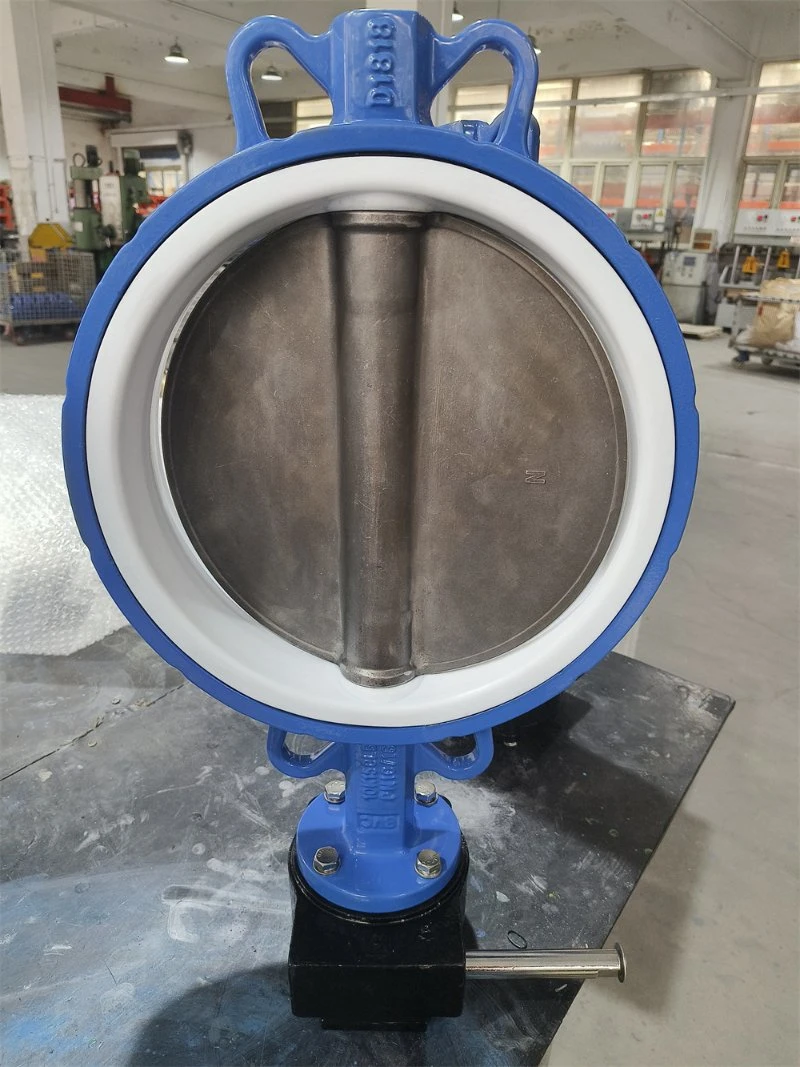 DN100 4 Inch Di Body CF8 SS304 Disc Soft Sealing Butterfly Valve