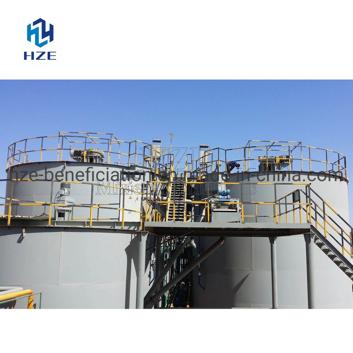 Sulphide Concentrate Cyanide Leaching Agitation Tank for Gold Recovery