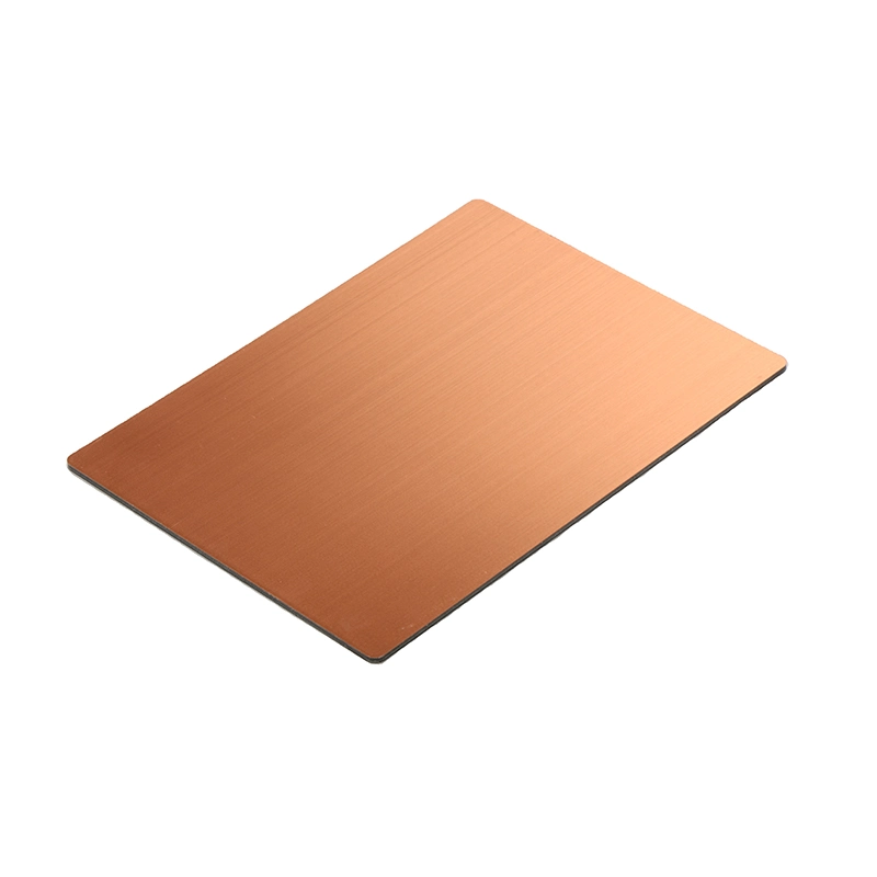 Copper Rose Gold Aluminum Composite Facade Acm ACP Steel Panel