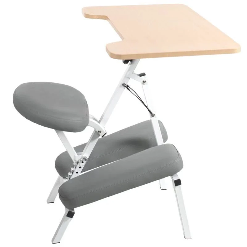 Venta caliente oficina de la postura de tela plegable Silla de ordenador de escritorio con silla ergonómica de rodillas