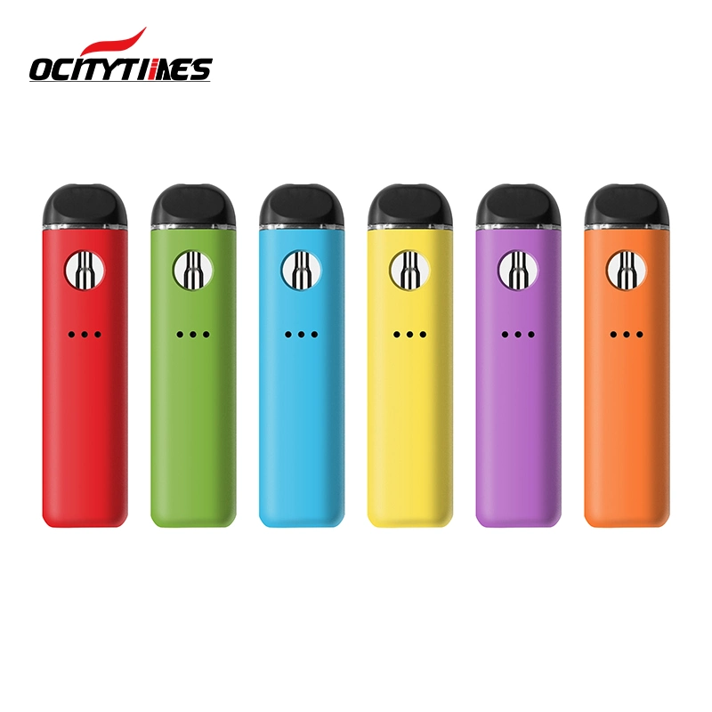 1ml 2ml Disposable/Chargeable Vape Pen Style E Cigarette with Ceramic Coil