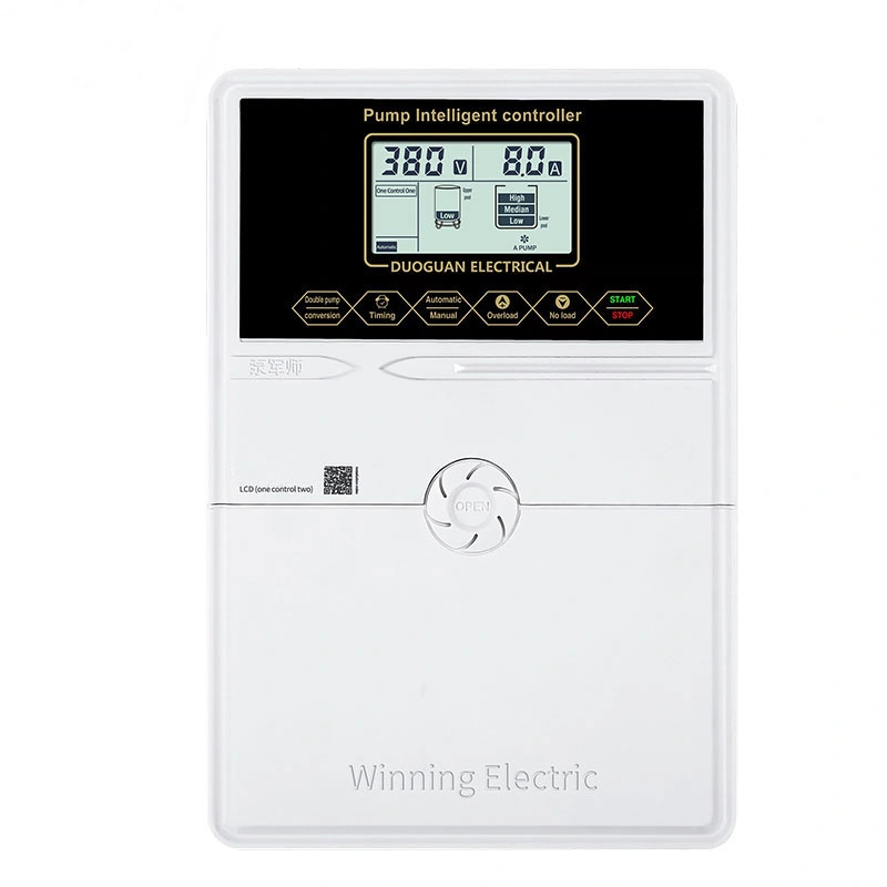 11kw 3-Phase Intelligent Time Setting LCD Dual Water Pump Controller