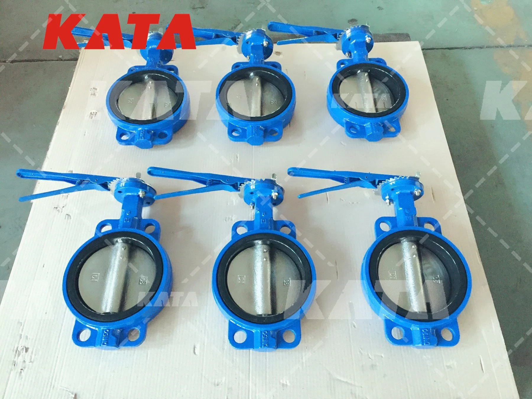 Kata API609 Ductile Iron 10K/150lb 2&prime; &prime; -8&prime; &prime; DN50-DN200 Universal Butterfly Valve