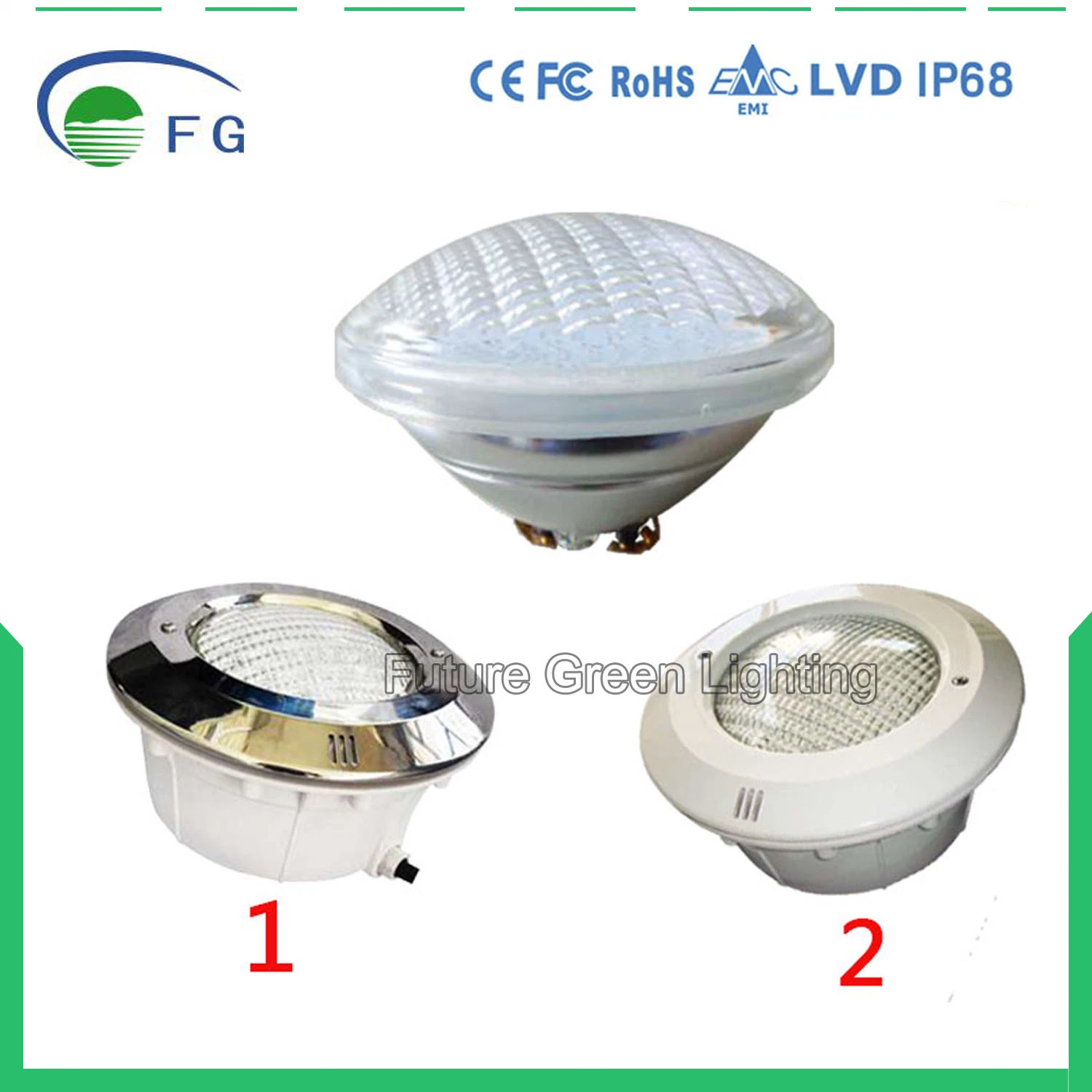 LED PAR56 Pool Lamp Bulb with Niche (AC12V-24V, 18W 24W 35W)