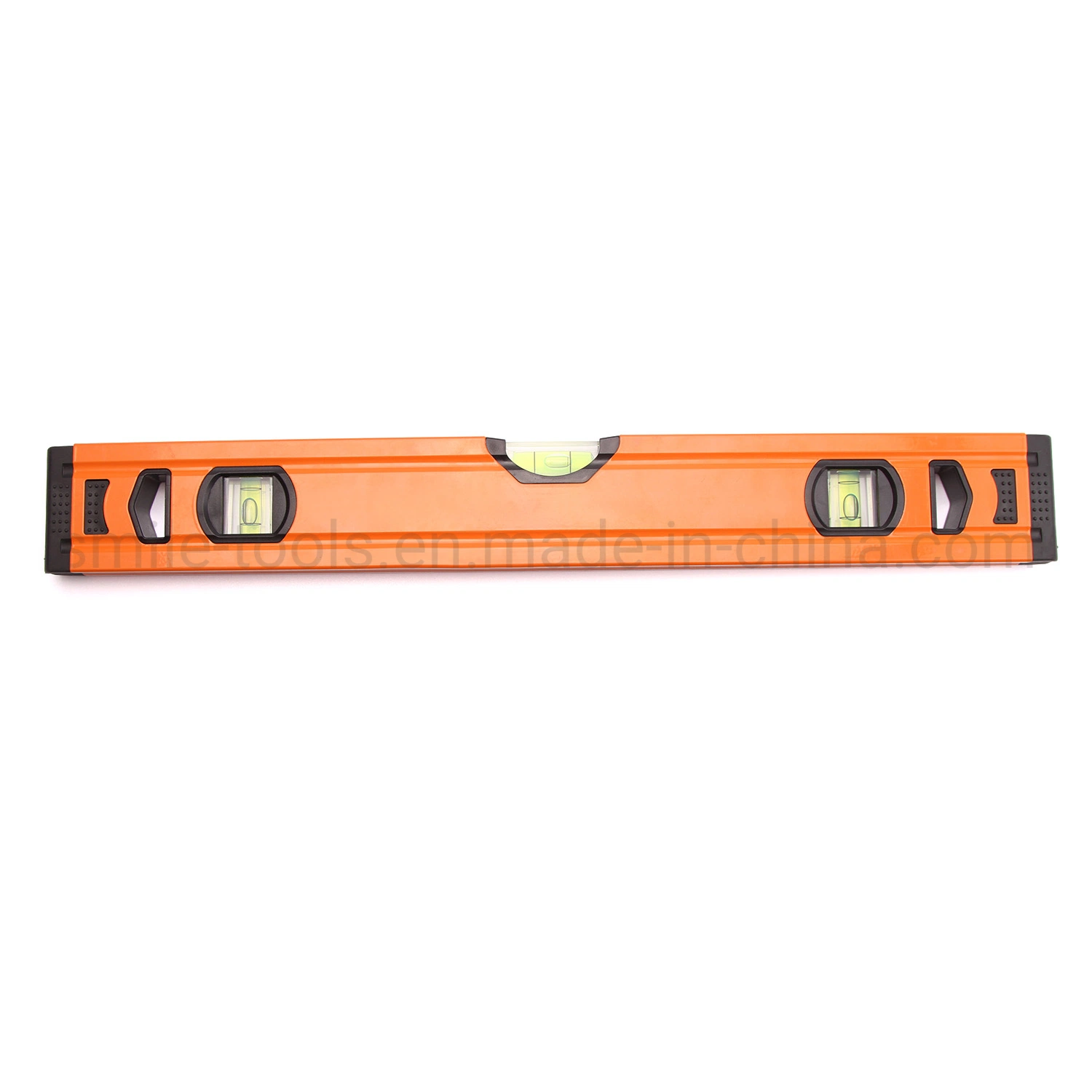 Aluminum Alloy Spirit Level 400mm Bubble Ruler High Precision with Overhead Viewing Slot