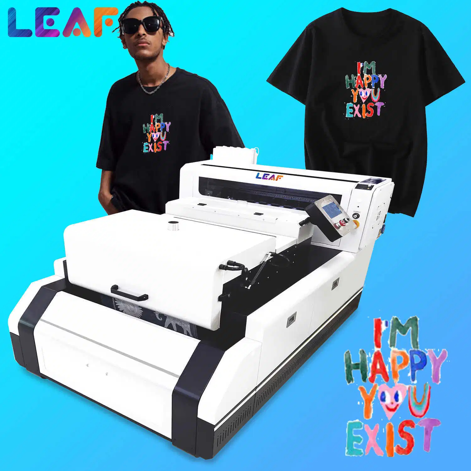 Discover a Better Way to Print T-Shirts with LEAF 60cm All-In-One Dual Head Technology