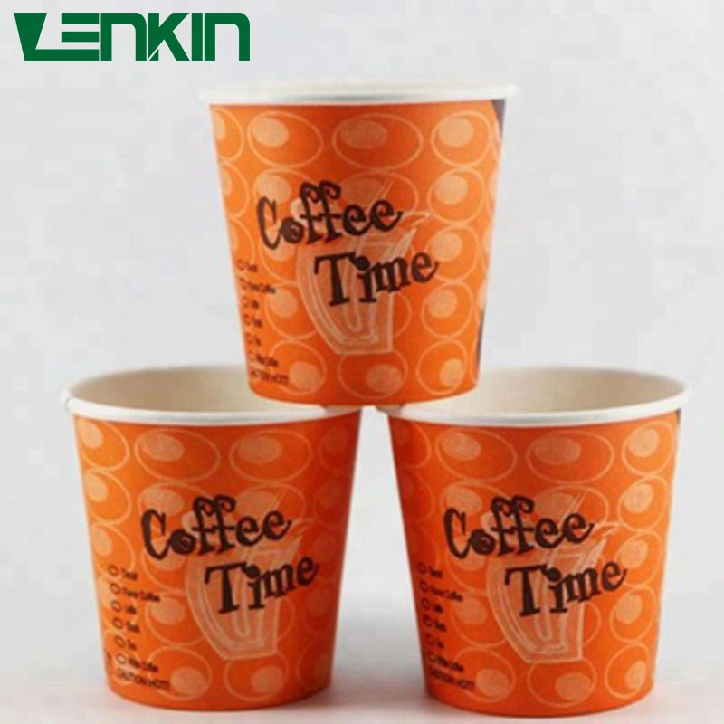 Wholesale/Supplier 4oz 6oz 7oz 8oz Single Wall Hot Drinks Paper Cups Disposable
