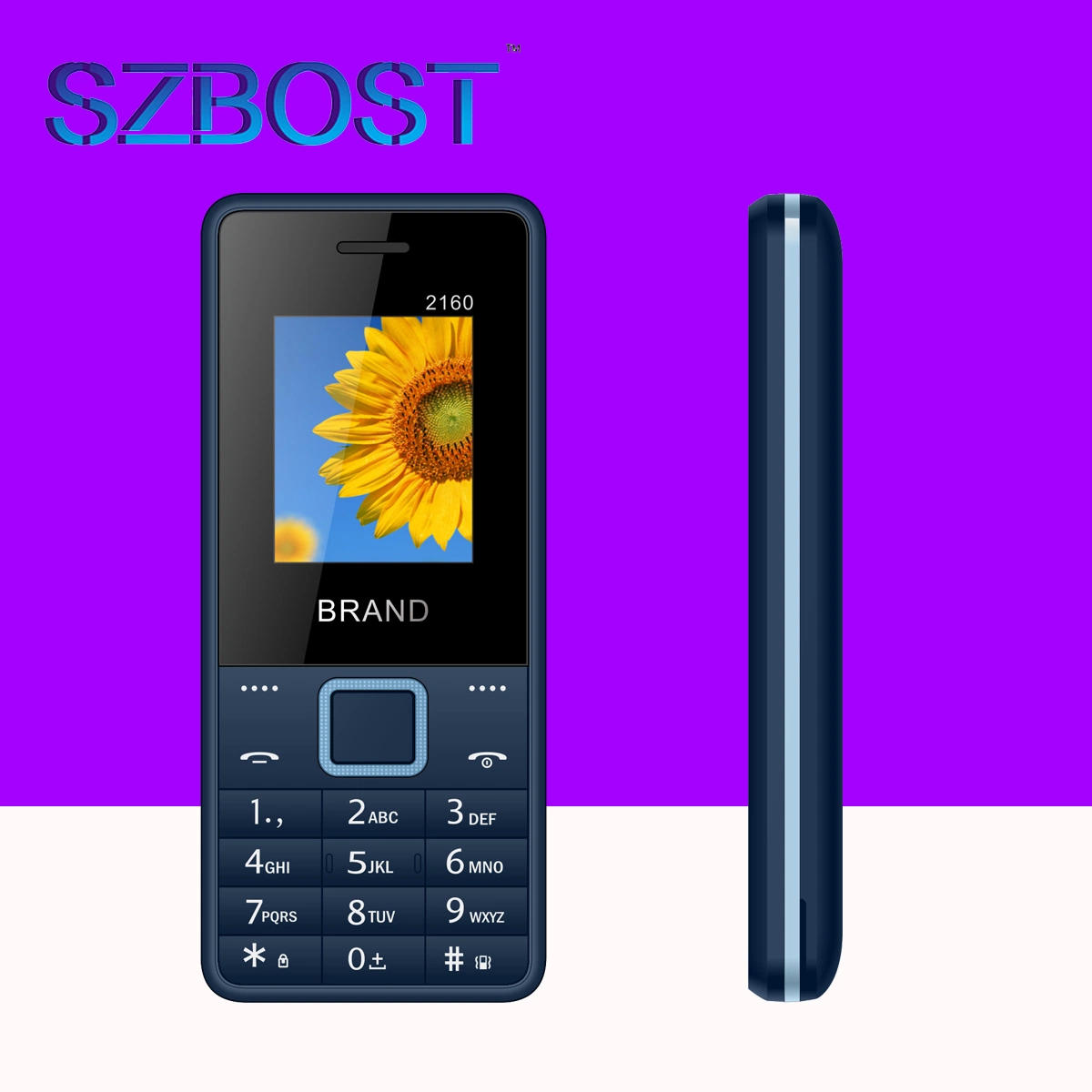 Wholesale 1.77inch 2.8 Inch Big Button Sos Mobile Phones Low Price Elderly Cell Phone Senior Cell Mobile Feature Phone 2160