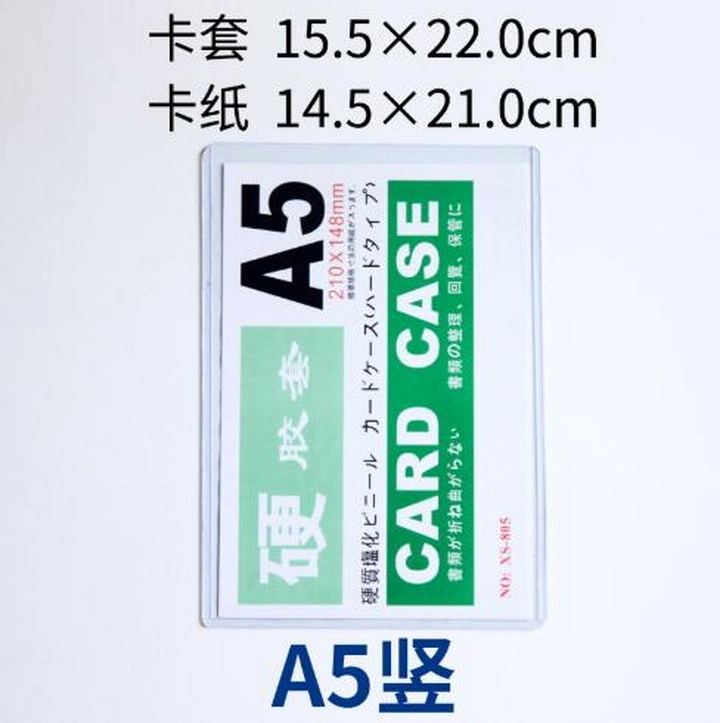 Hot-Selling Hard Rigid PVC ID Card Badge Exhibition Holder