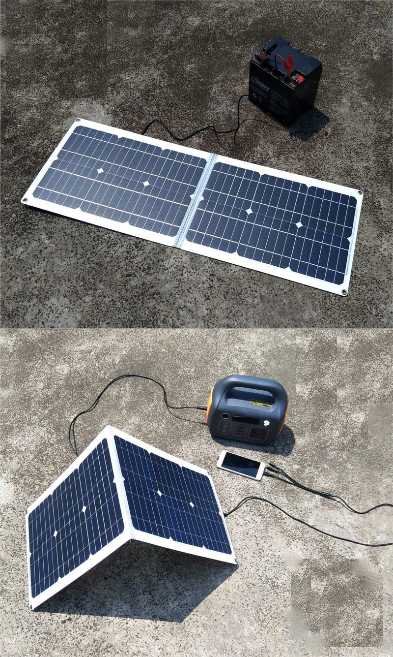 Panel Folding 150W 18V Kit 150 - 12V 160W Complete 50W 1kw 136W Amorphous W Portabl 150e Monocrystalline, Flexible Solar Panels