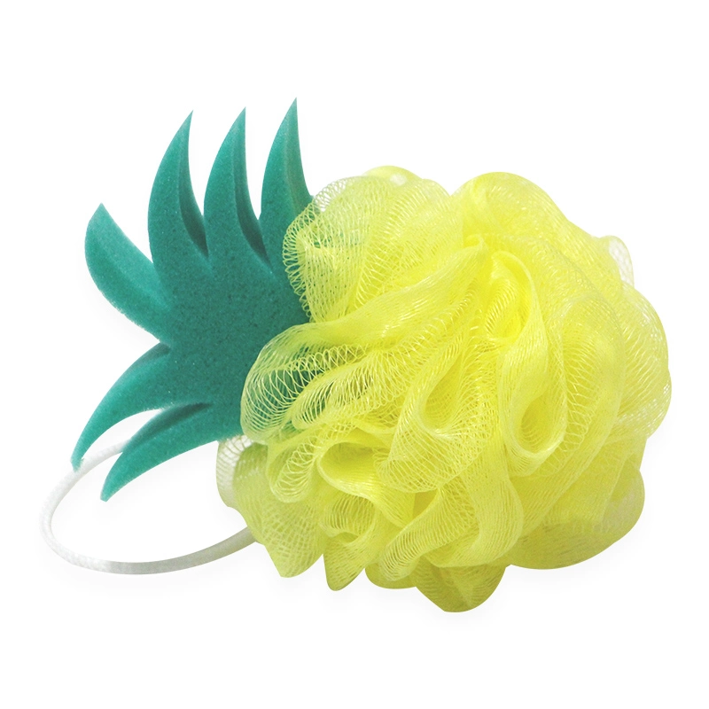 Limpieza corporal desechable Loofah Mesh baño esponja bola al por mayor