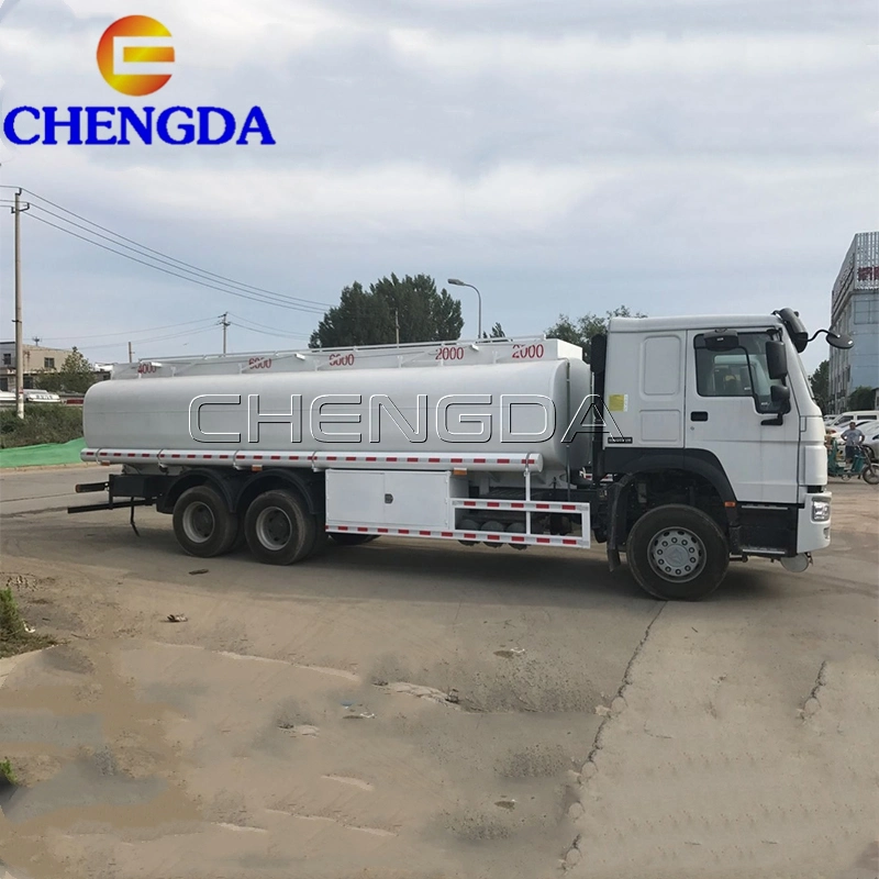 30000 Liters Fuel Tanker Truck 4X2 6X4 371HP Diesel Tricycle Truck