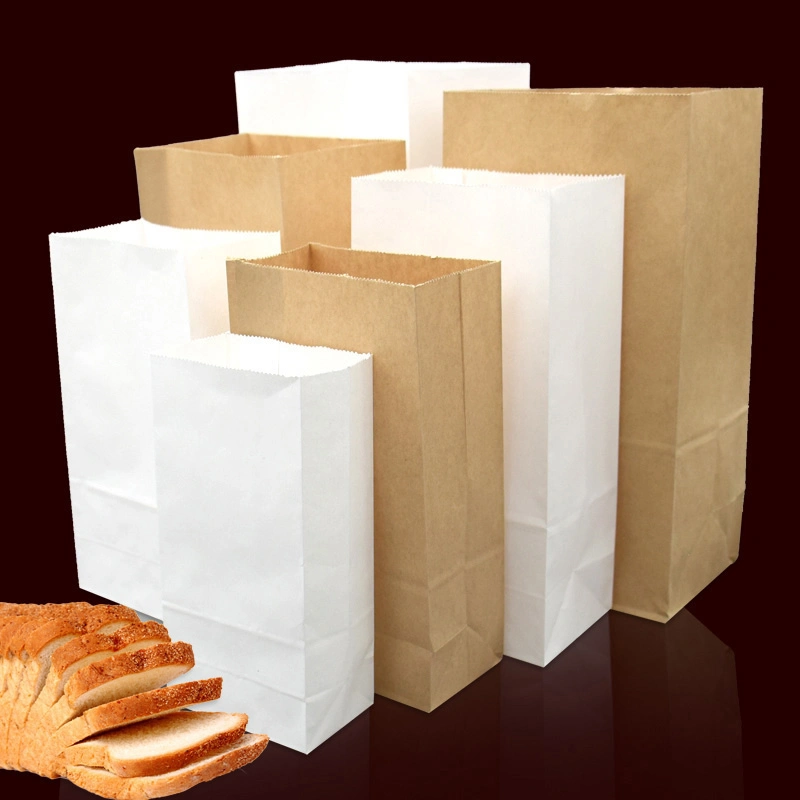 Recyclable Packaging Shopping Candy Brown Kraft Paper Food Bags Wedding Birthday Party Supplies Christmas