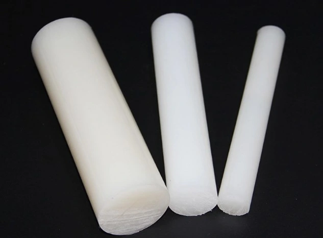 PVDF Fluoropolymer Dia 15mm Excellent Chemical Resistance PVDF Rod