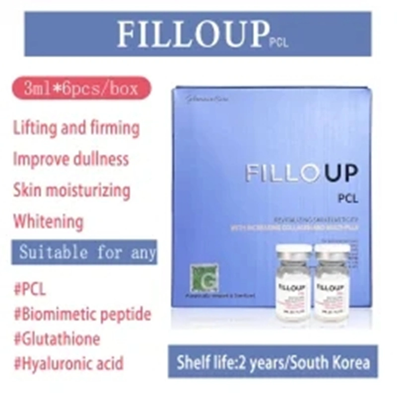 Filloup Pcl3ml Hautaufhellung Glutathion Injektion Hyaluronsäure Injektion Cellofill-Gp60 Synthese Kollagen Haut Contouring Serum Hemmen Melanin Rejuran