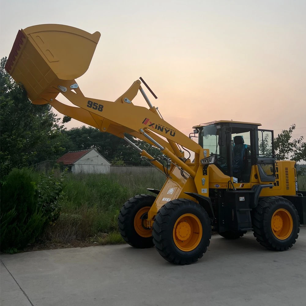 New Full Hydraulic Multifunctional Small Wheel Loader Zl958 ISO