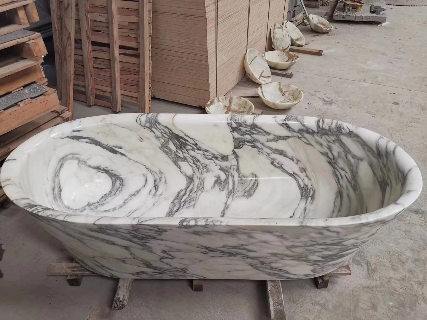 Natural Unique Black White Brown Oval Retangle Square Circular Coner Ellipse Freestanding Pedestal Onyx Granite Travetine Sand Limestone Marble Stone Bathtub