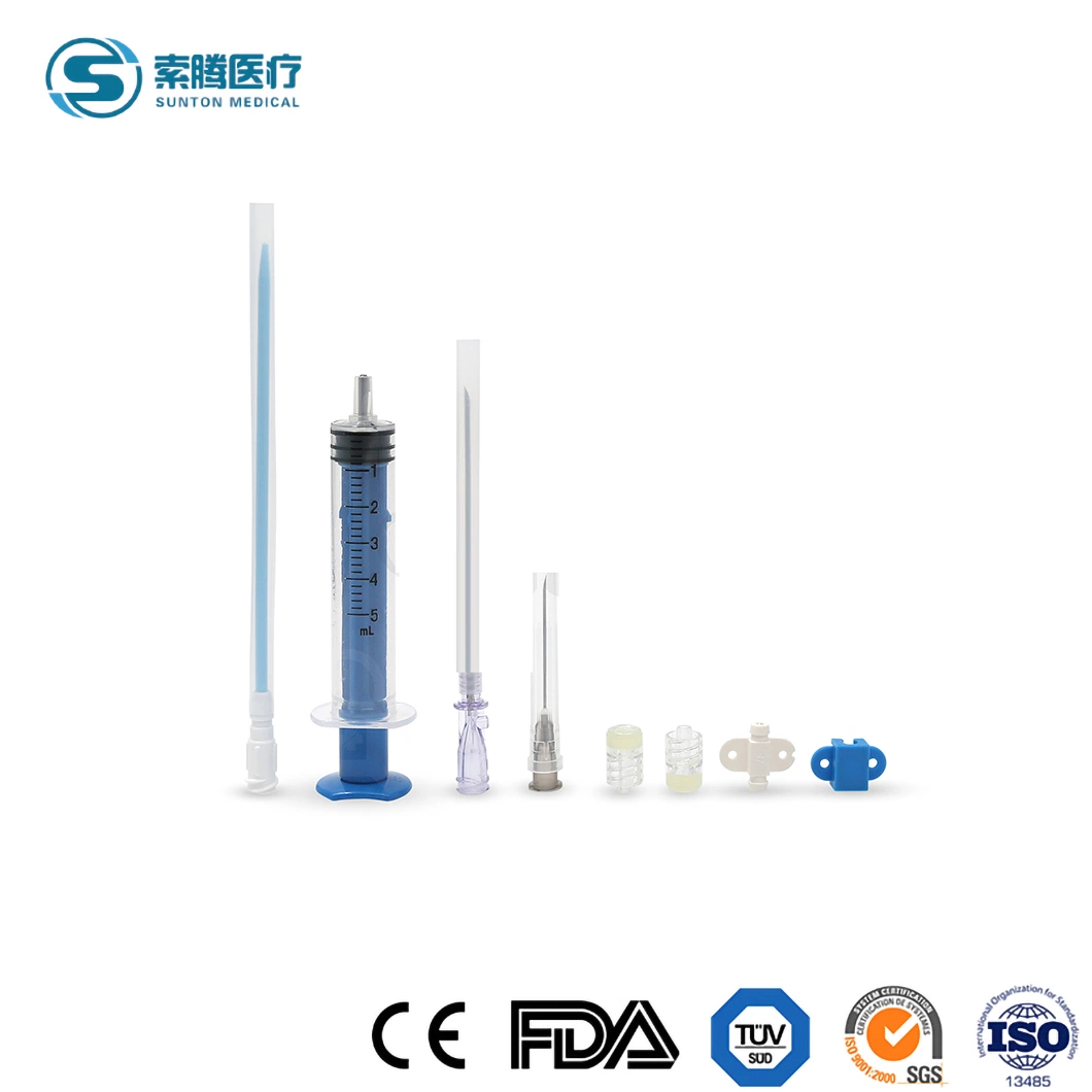 [سونتون] عقم طبيّة [كك] وضع الصين [دوبل] [لومين] مركزية وريدة القسطرة مجموعة تصنيع الجملة مخصص ثلاثي القسطرة الوريدية المركزية مجموعة الأدوات