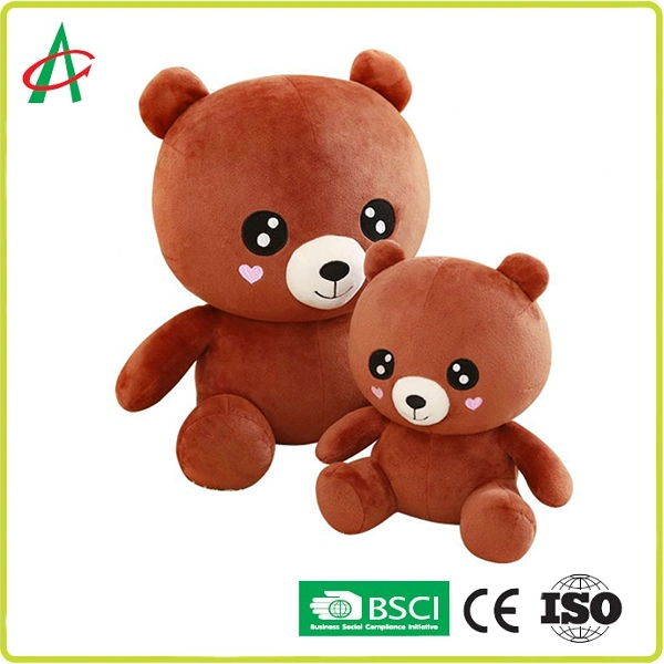 Lindo peluche de oso bebé, muñeca de confesión, muñeca de panda, muñeca de amor, muñeca de oso marrón, regalo para niñas.