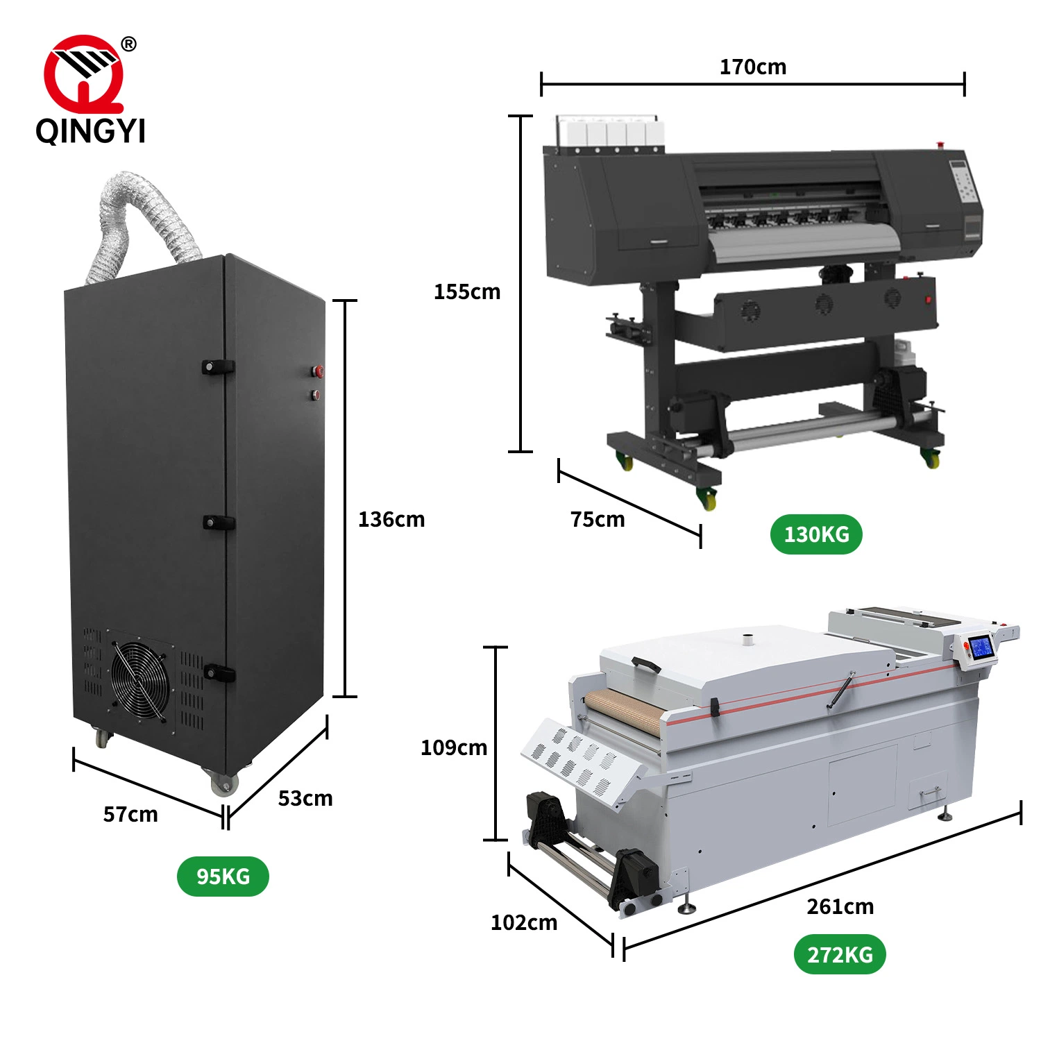 Full-Automatic Roll to Roll A2 A3 Fabric Textile Dtf Film Printer