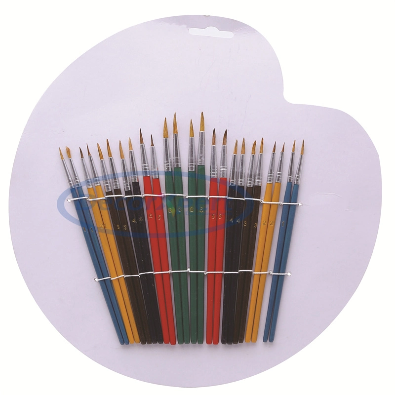 Artist Brush Pure Bristle Brush, Wooden Handle Brush