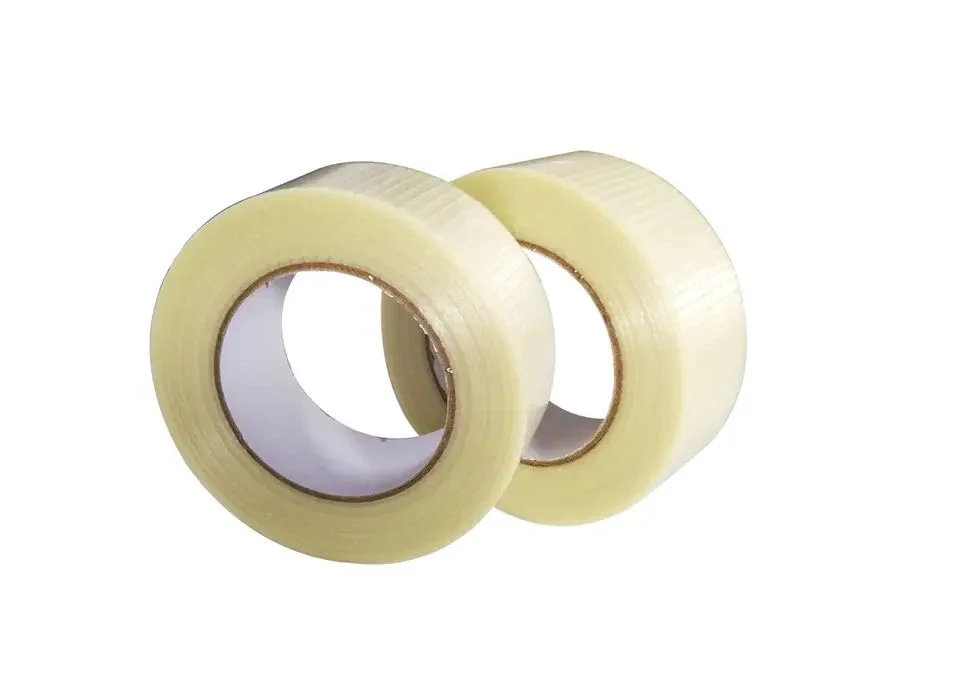 Bi-Directional Synthetic Rubber 150mic Strength Filament Fiberglass Tape