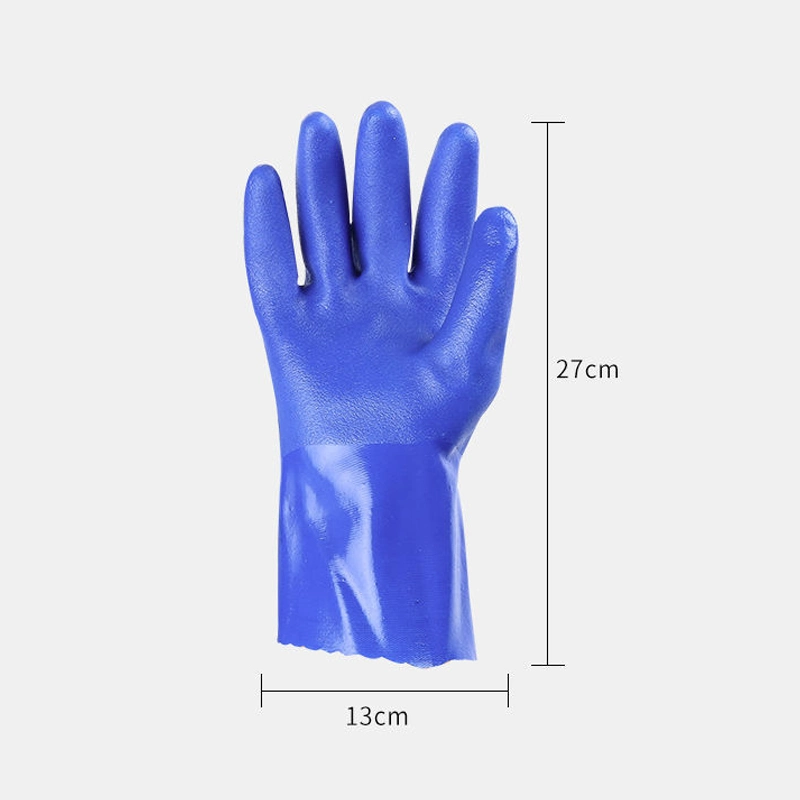 Mate de PVC Guantes de protección laboral para la pesca de mariscos acuáticos Antideslizante impermeable Wholesale/Supplier