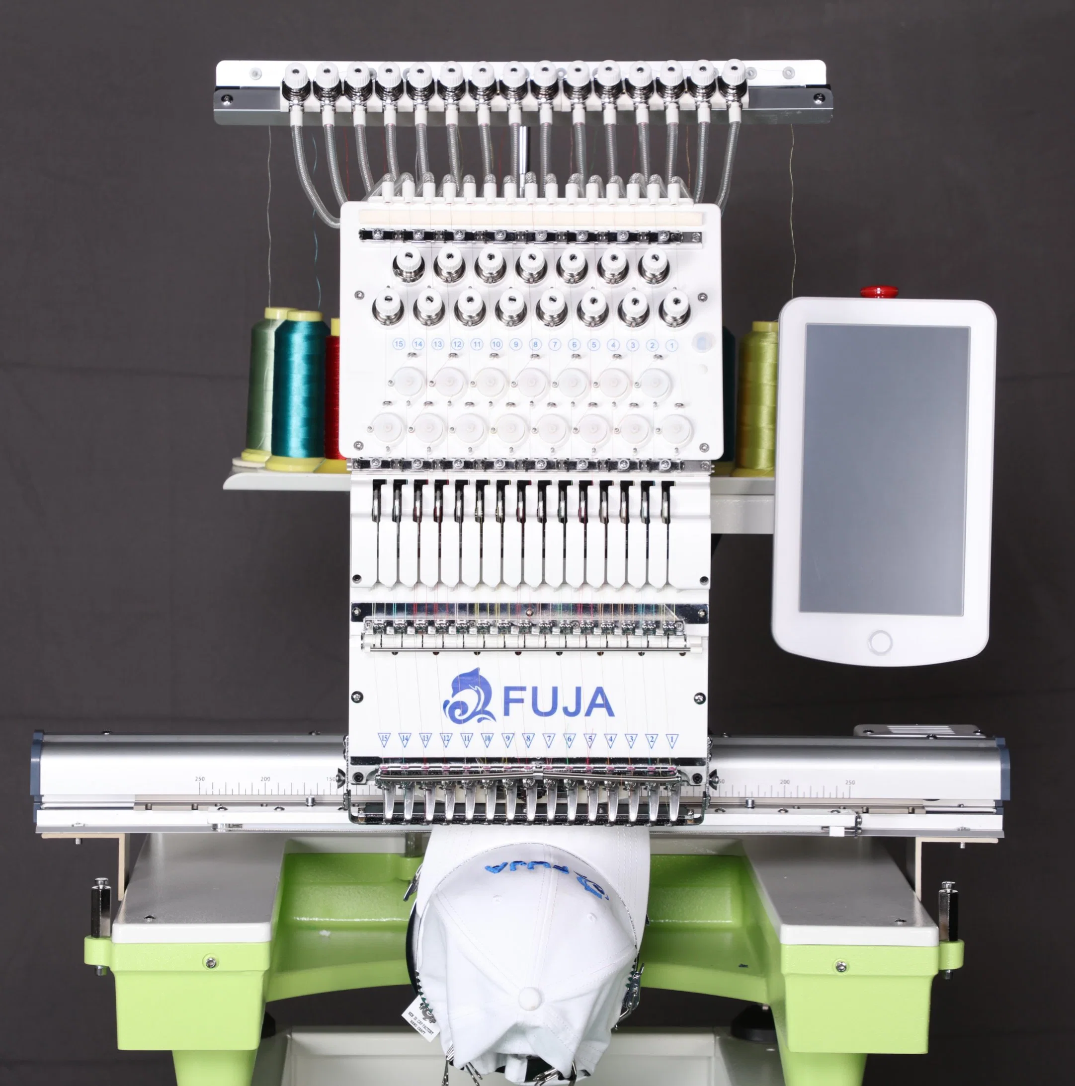 Fuja Computerized Baseball Hat Embroidery Machine for Flat Garments