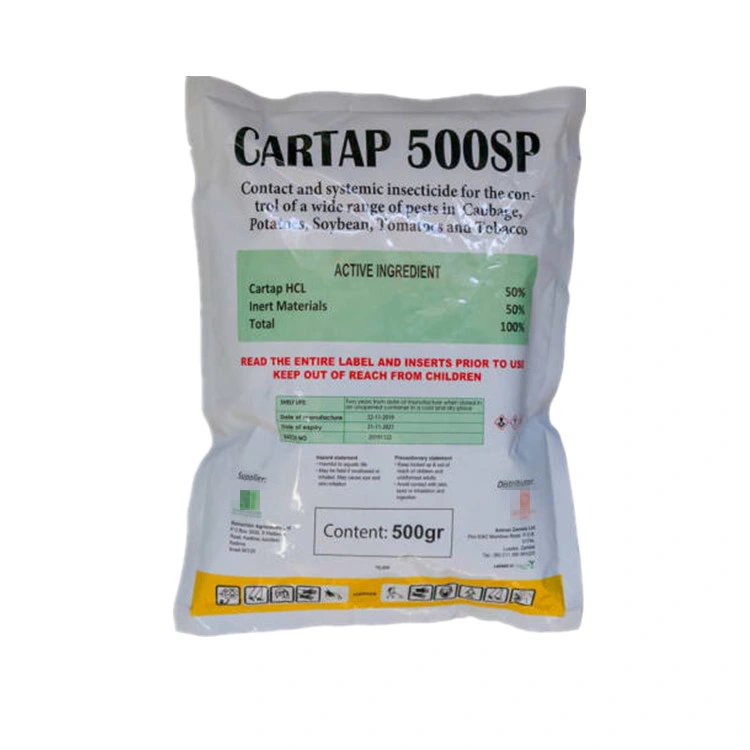 Le chlorhydrate de Cartap 4%Gr 15263-52-2 Pesticide agrochimique la mastication et les insectes suceurs Insecticide Cartap 98%Tc, 50%SP, 15%WP, 25%SC