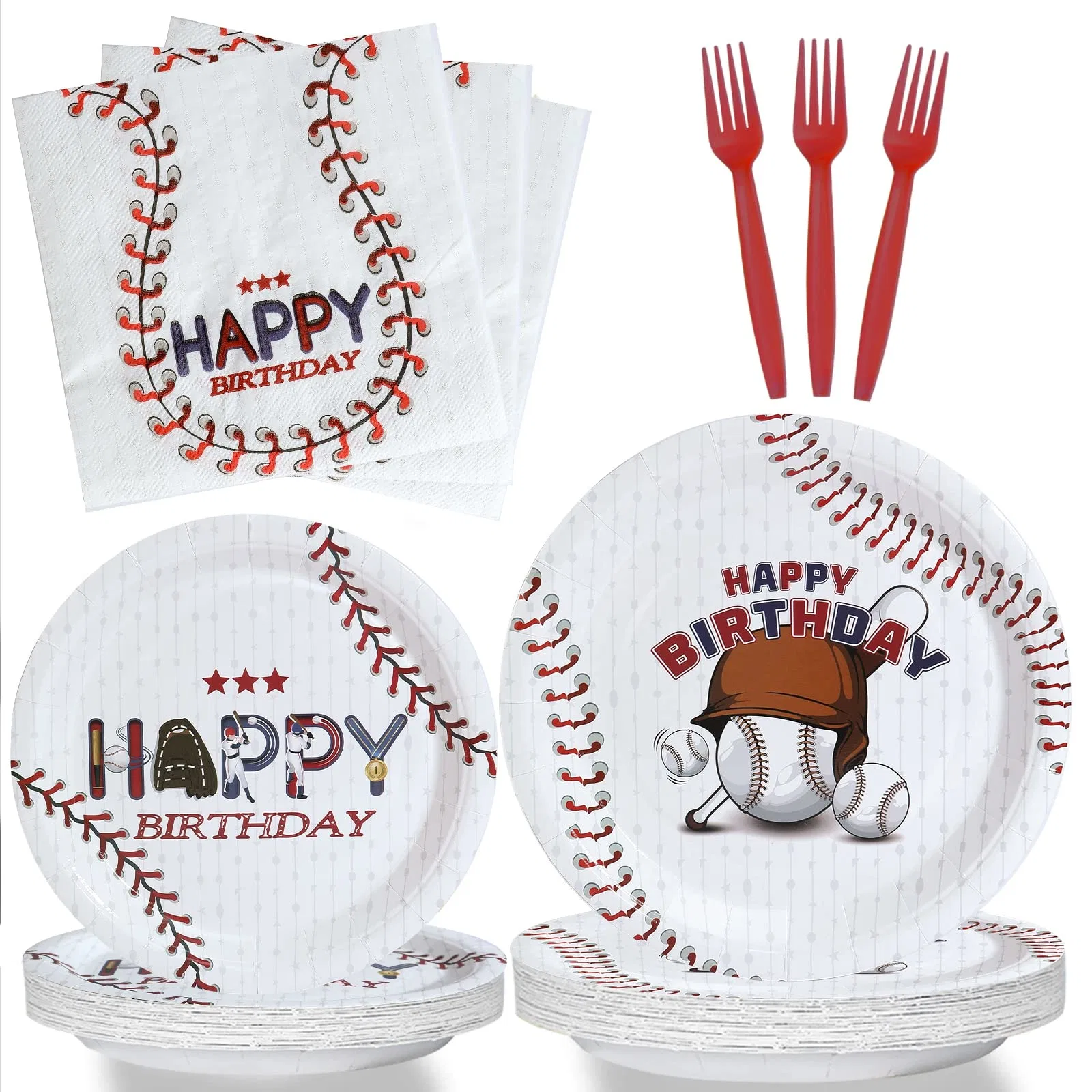 Microstar Custom Disposable Paper Plates Set Party Plates Cups Napkins Sets Party Tableware Set Party Supplies Kits Plates Outdoor Dinner Plate