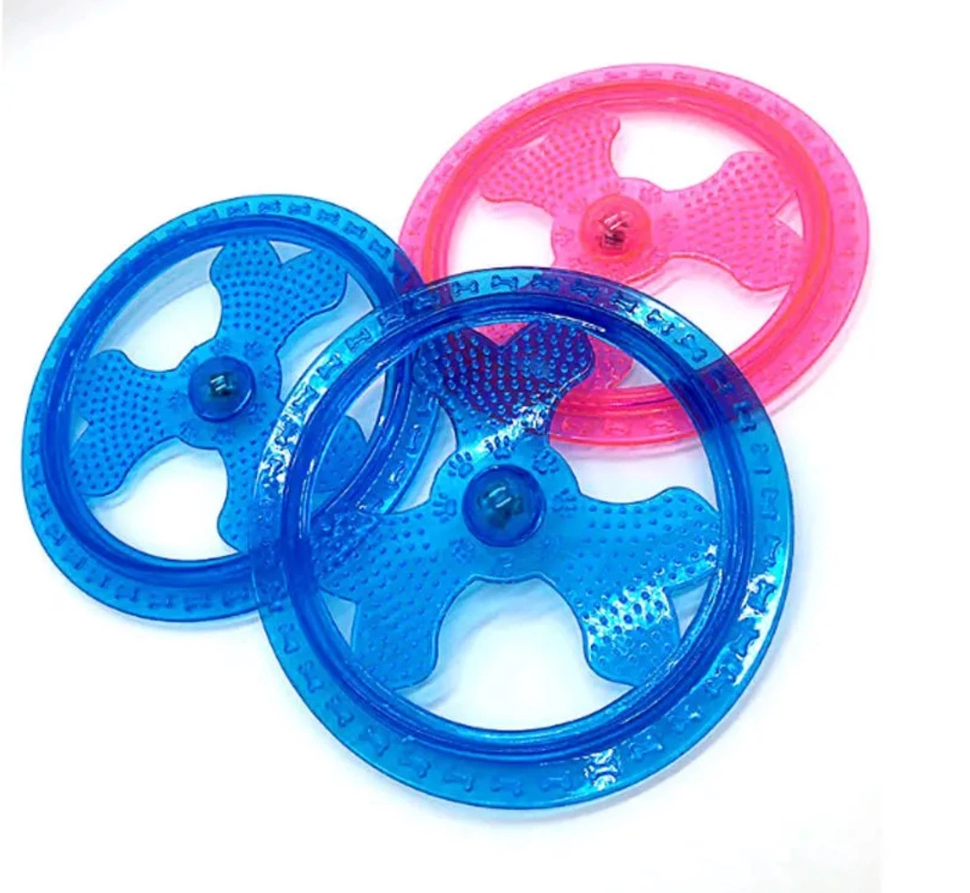 Wholesale Soft Flying Disc Dog Sport Toy Dog Light up LED Toy