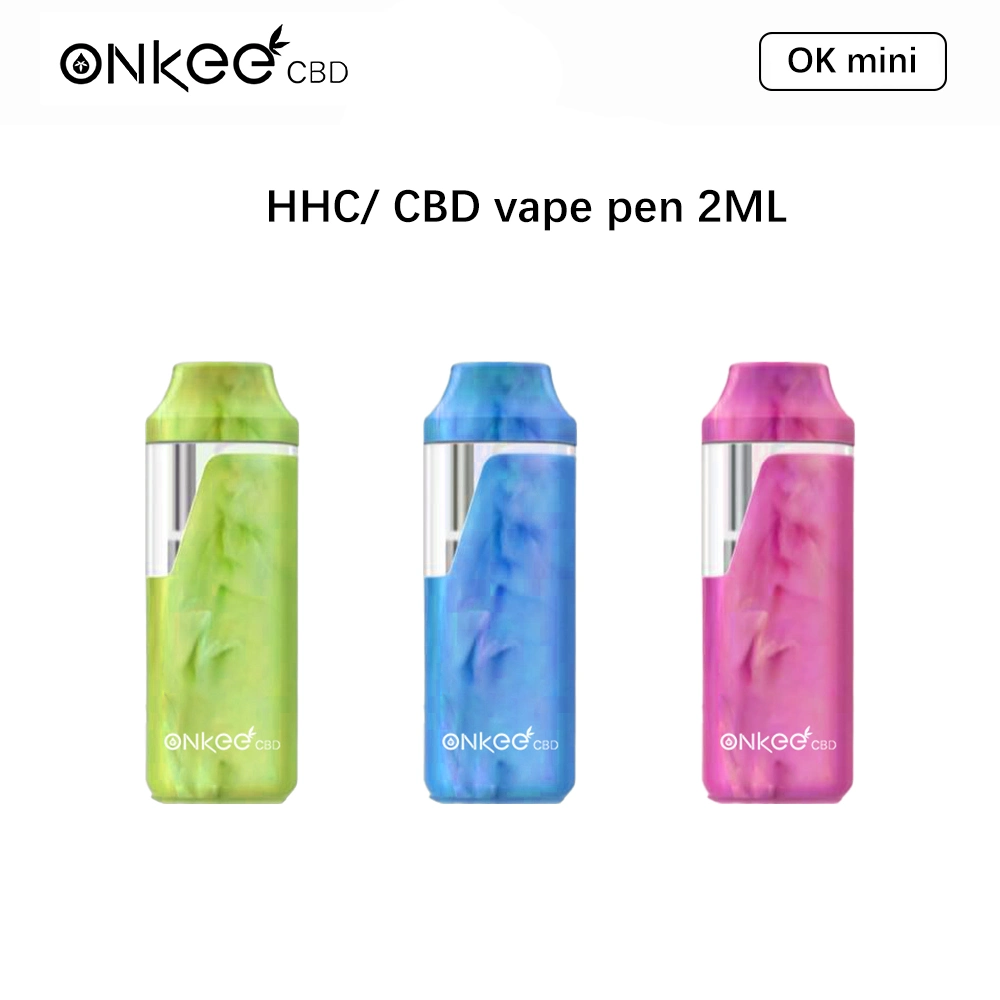 قلم قابل لإعادة الشحن D8 Vape مع ملف خزفي HHC Vape سعة 2 مل سعر مصنع الجملة للأوميزر