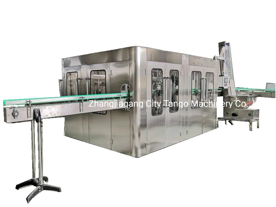 Automatic Pet Glass Bottle Mineral Water Juice CSD Beverage Liquid Packing Filling Packaging Filler Bottling Sealing Machine