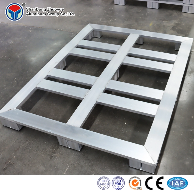 The Aluminum Pallet Forklift Truck Is a Heavy-Duty High-Load Steel Aluminum Pallet.