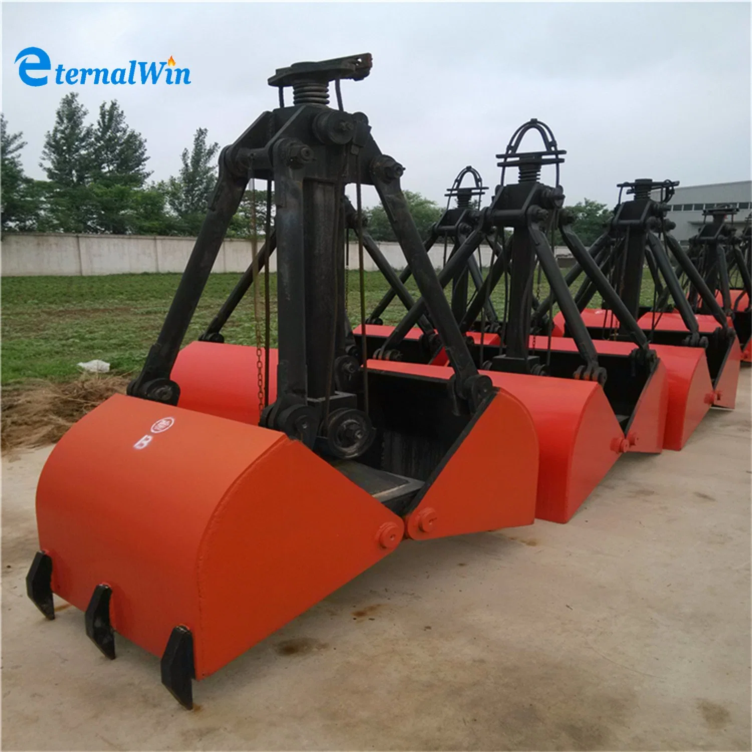 Orange Peel Grab Five-Claw Rotary Log Grab Rotating Wood Grapple for Excavators